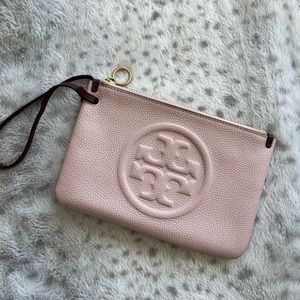 Tory Burch Perry Bombe Wristlet - Shell Pink